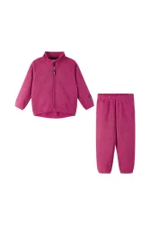 reima Tahto Kleinkind Fleecejacke + Hose Rosa, , Größe: 92