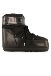 Moon Boot Icon Low Glance Damen Winterboot Schwarz, Damen, Größe: 39/41