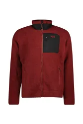 Helly Hansen Panorama Pile Block Herren Midlayer Rot, Herren, Größe: M