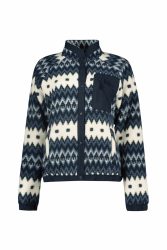 Imperial Printed Pile Snap Damen Midlayer