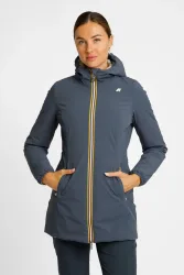 K-Way Denise St Warm Reversible Damen Parka Blau, Damen, Größe: S