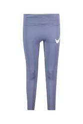 Nike Tempo Swoosh Run Damen 7/8 Tight Blau, Damen, Größe: S