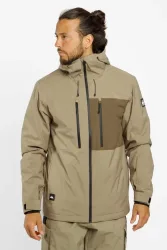 Quiksilver Sycamore Solid 20K Herren Ski-/Snowboardjacke Beige, Herren, Größe: XS