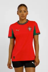 PUMA Portugal Home Replica Damen Fussballtrikot Frauen EM 2025 Rot, Damen, Größe: XL