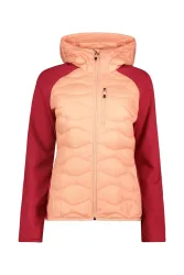 PEAK PERFORMANCE Helium Hybrid Down Hood Damen Midlayer Rot, Damen, Größe: XL