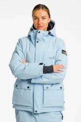 BEACH MOUNTAIN Damen Snowboardjacke Blau, Damen, Größe: 44