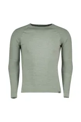ODLO Herren Unterziehsirt Natural Merino 260 1/2 Zip hellgrau | L