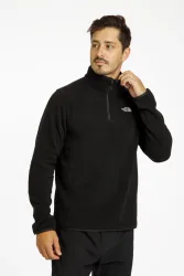 The North Face Glacier Fleece Sweater - Black M Herren