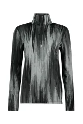 icebreaker Merino 260 Vertex Peak Damen Thermo Longsleeve Schwarz, Damen, Größe: L