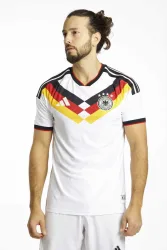 adidas Deutschland Home Authentic Herren Fussballtrikot WM 2026 Weiss, Herren, Größe: S