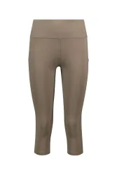 POWERZONE Damen 3/4 Tight Beige, Damen, Größe: S