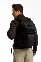 BEACH MOUNTAIN Tactical 24 L Rucksack Schwarz, Herren, Größe: 0