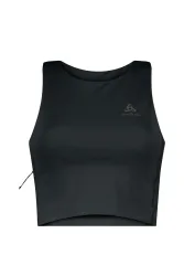 Odlo X-Alp Trail Cargo Lauf-Crop-Tank für Damen - Trail Running, Wandern - schwarz, M