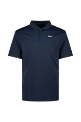Nike Court Dri-FIT Herren Tennisshirt Blau, Herren, Größe: M