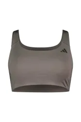 adidas Optime Workout Medium Damen Sport-BH Braun, Damen, Größe: L