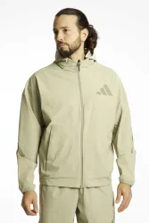 adidas Z.N.E. Woven Herren Trainingsjacke Beige, Herren, Größe: XL