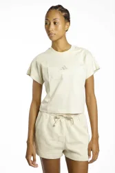 adidas All SZN Damen T-Shirt Beige, Damen, Größe: XS