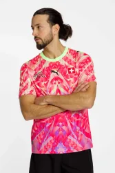 PUMA Schweiz Replica Match Concept Herren Torwarttrikot WM 2026 pink Rosa, Herren, Größe: XXL