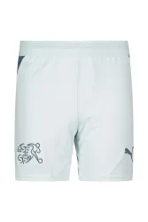 PUMA Schweiz Away Replica Kinder Short WM 2026 Blau, , Größe: 164