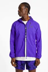ASICS Fujitrail Elite Waterproof Herren Laufjacke Lila, Herren, Größe: L