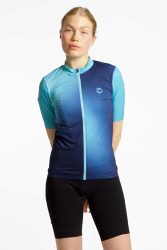 Stoke IXORA SHORT SLEEVE FZ WOMEN Blau, Damen, Größe: XL