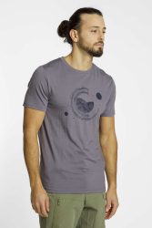 46 NORD Merino Herren T-Shirt Lila, Herren, Größe: L