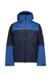 MAMMUT Alto Guide Hooded Herren Outdoorjacke Blau, Herren, Größe: XXL
