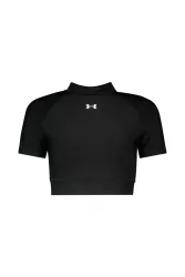 Under Armour Crop T-Shirt - Ultimate Black M Damen