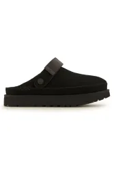 UGG Goldencoast Clog Damen Hausschuh Schwarz, Damen, Größe: 9