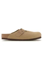 Birkenstock Boston LEOI Regular Fit Herren Slipper Braun, Herren, Größe: 45