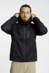 46 NORD Herren Softshelljacke Schwarz, Herren, Größe: L