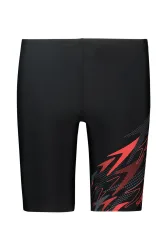 speedo Medley Logo Jammer Jungen Badehose Schwarz, , Größe: 128