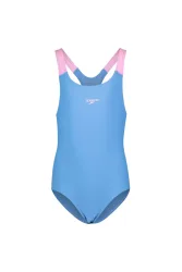 speedo Solid Medalist Kleinkind Badeanzug Blau, , Größe: 98