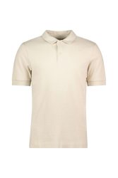 Kappa Izzy Jacquard Herren Poloshirt Beige, Herren, Größe: M