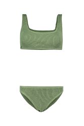 BEACH MOUNTAIN Damen Bikini Grün, Damen, Größe: 34