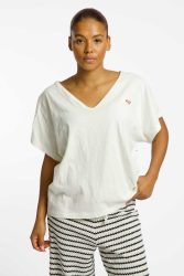 Roxy Nightfall Damen T-Shirt Weiss, Damen, Größe: L