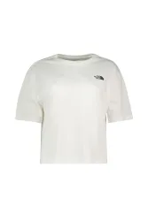 The North Face Evolution Simple Dome Cropped Relaxed Damen T-Shirt Weiss, Damen, Größe: L