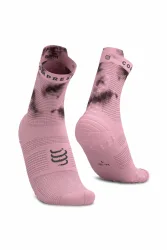 Compressport Pro Racing v4.0 Run High 35-47 Runningsocken Rosa, Herren, Größe: II
