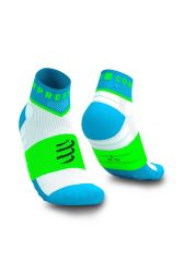 Compressport Ultra Trail Low 35-47 Laufsocken Grün, Herren, Größe: II