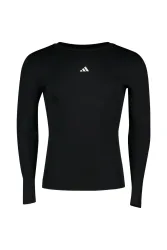 adidas TECHFIT Herren Longsleeve Schwarz, Herren, Größe: S