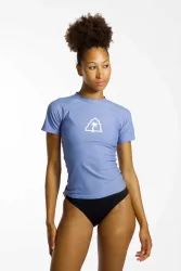 BEACH MOUNTAIN 50+ Damen Lycra Shirt Blau, Damen, Größe: 42