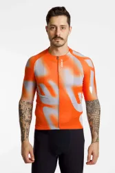 Q36.5 Gregarius Pro Big Logo Herren Biketrikot Orange, Herren, Größe: L
