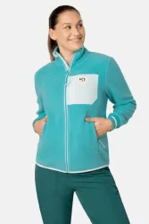 Kari Traa Rothe Damen Midlayer Türkis, Damen, Größe: S