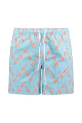 BEACH MOUNTAIN Herren Badeshort Türkis, Herren, Größe: L
