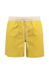 BEACH MOUNTAIN Herren Badeshort Senf, Herren, Größe: XL