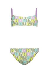 Roxy Letter Up Bralette Mädchen Bikini Grün, , Größe: 128