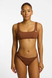 Roxy Sunshine Bralette A-C Cup Damen Bikini Braun, Damen, Größe: XL