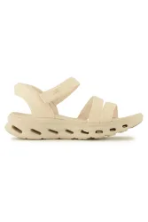 Skechers Slip-ins: Go Walk Glide-Step 2.0 - Ella Damen Sandale Beige, Damen, Größe: 39