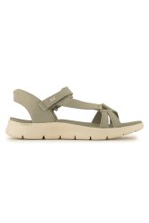 Skechers Slip-ins: Go Walk Flex - Illuminate Damen Sandale Grün, Damen, Größe: 41