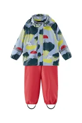 reima Moomin Plask Kleinkind Regenanzug Blau, , Größe: 86